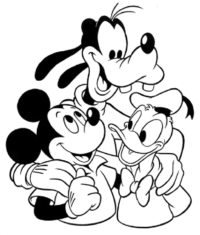 Donald Duck Coloring Pages 19