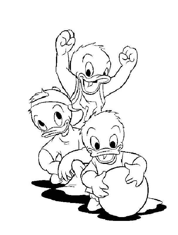 Donald Duck Coloring Pages 24