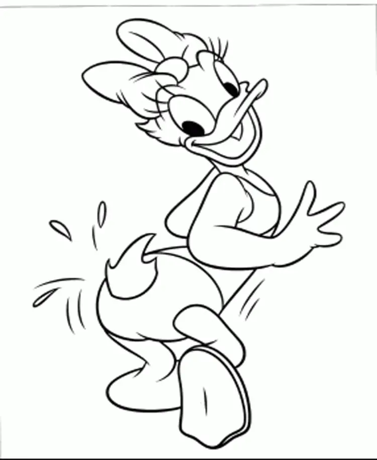 Donald Duck Coloring Pages 25