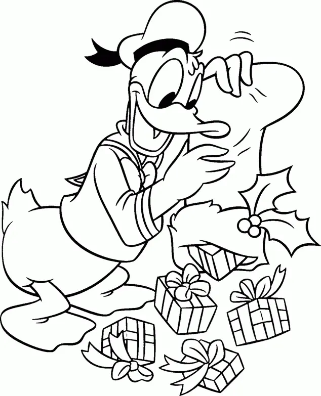 Donald Duck Coloring Pages 26