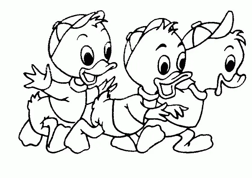 Donald Duck Coloring Pages 27