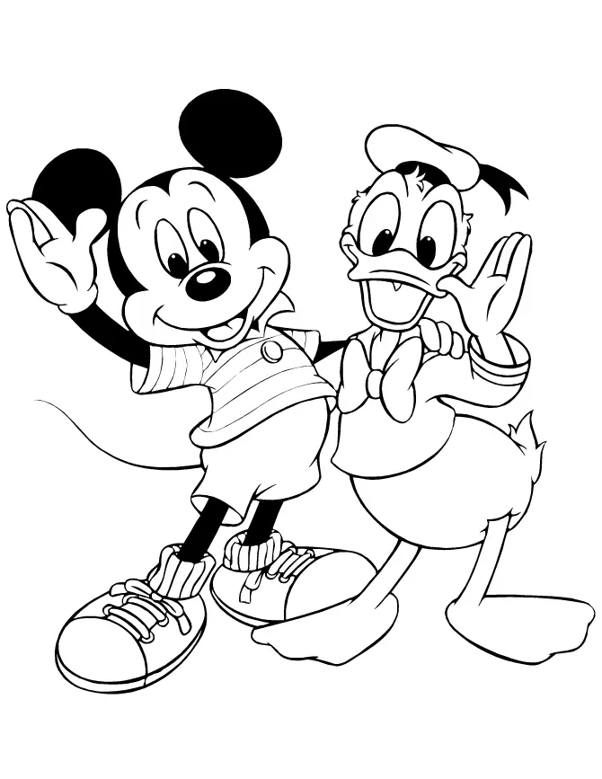 Donald Duck Coloring Pages 31
