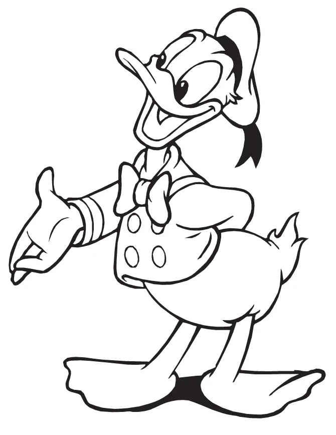 Donald Duck Coloring Pages 32