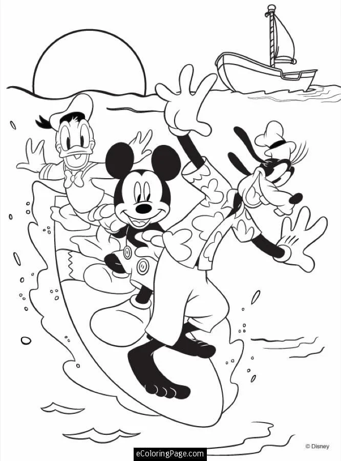 Donald Duck Coloring Pages 38