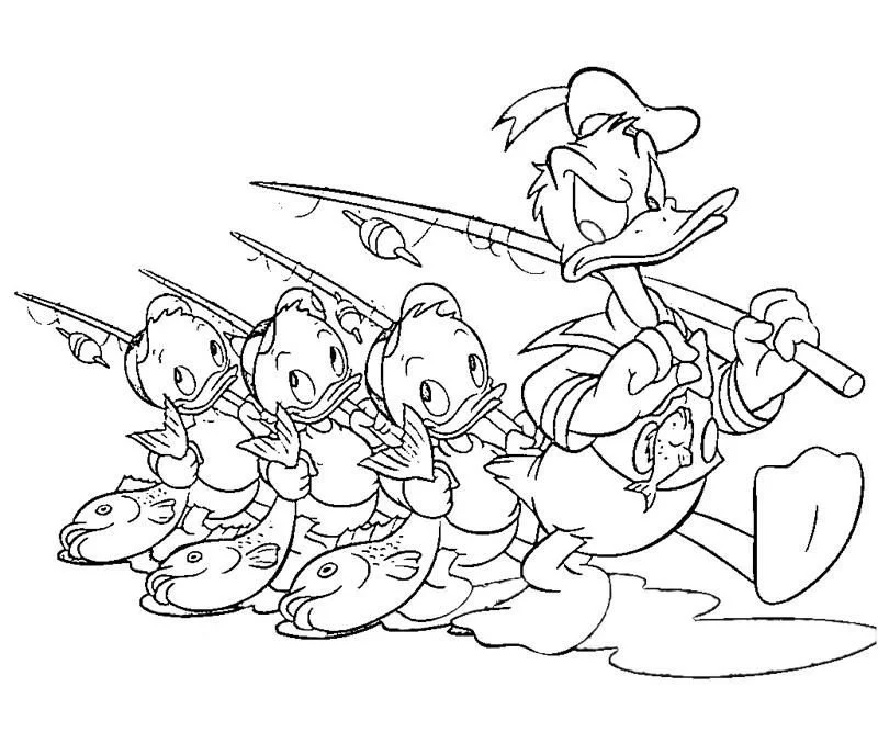 Donald Duck Coloring Pages 39