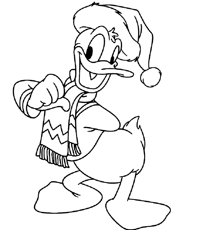 Donald Duck Coloring Pages 40