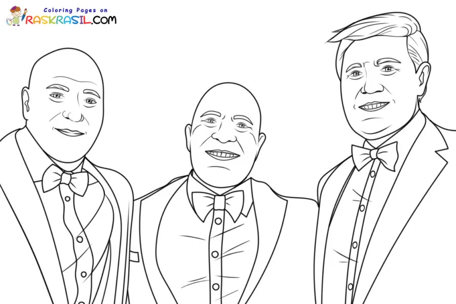 Donald Trump Para Colorir 4
