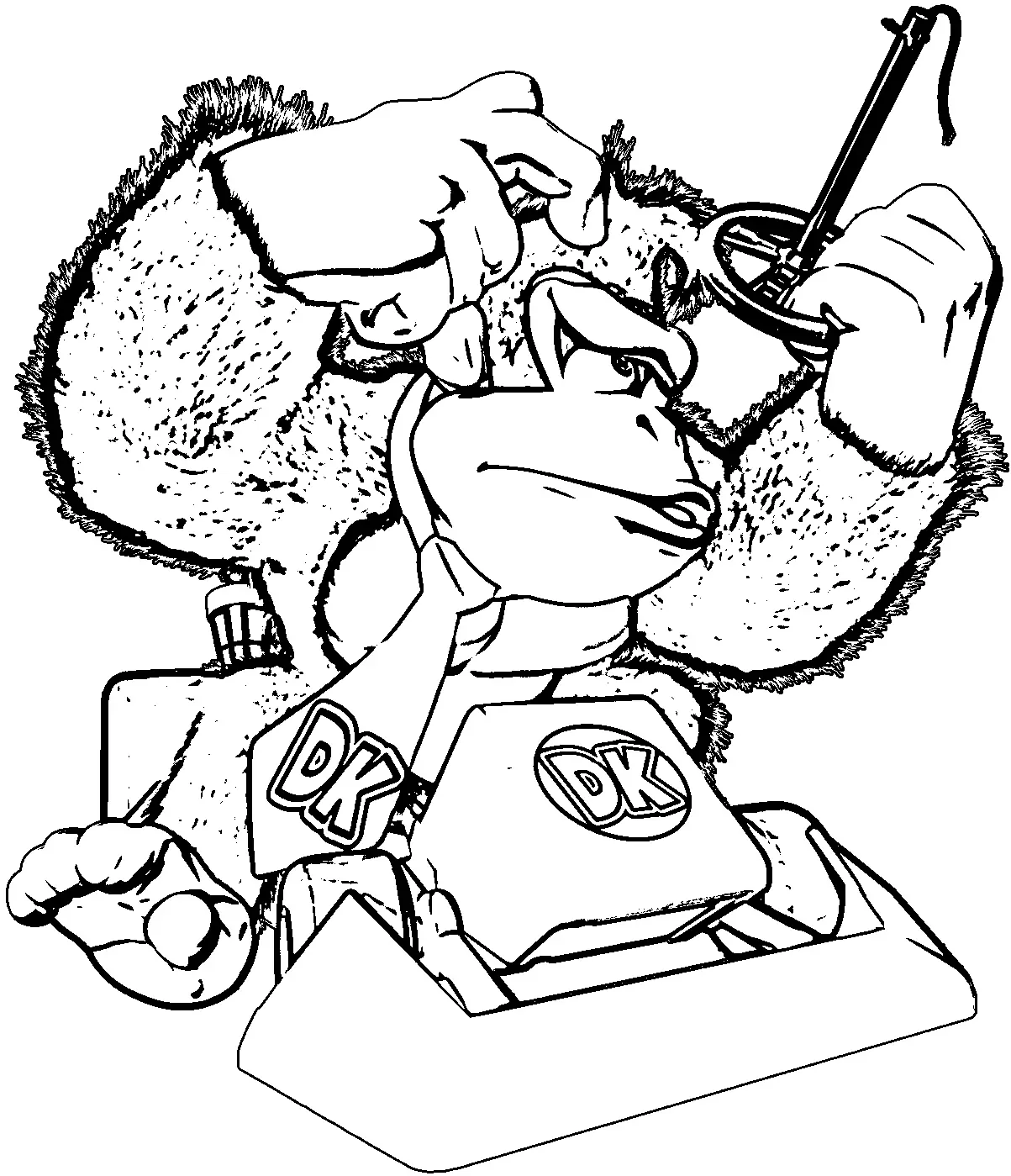 Donkey Kong Ausmalbilder 20
