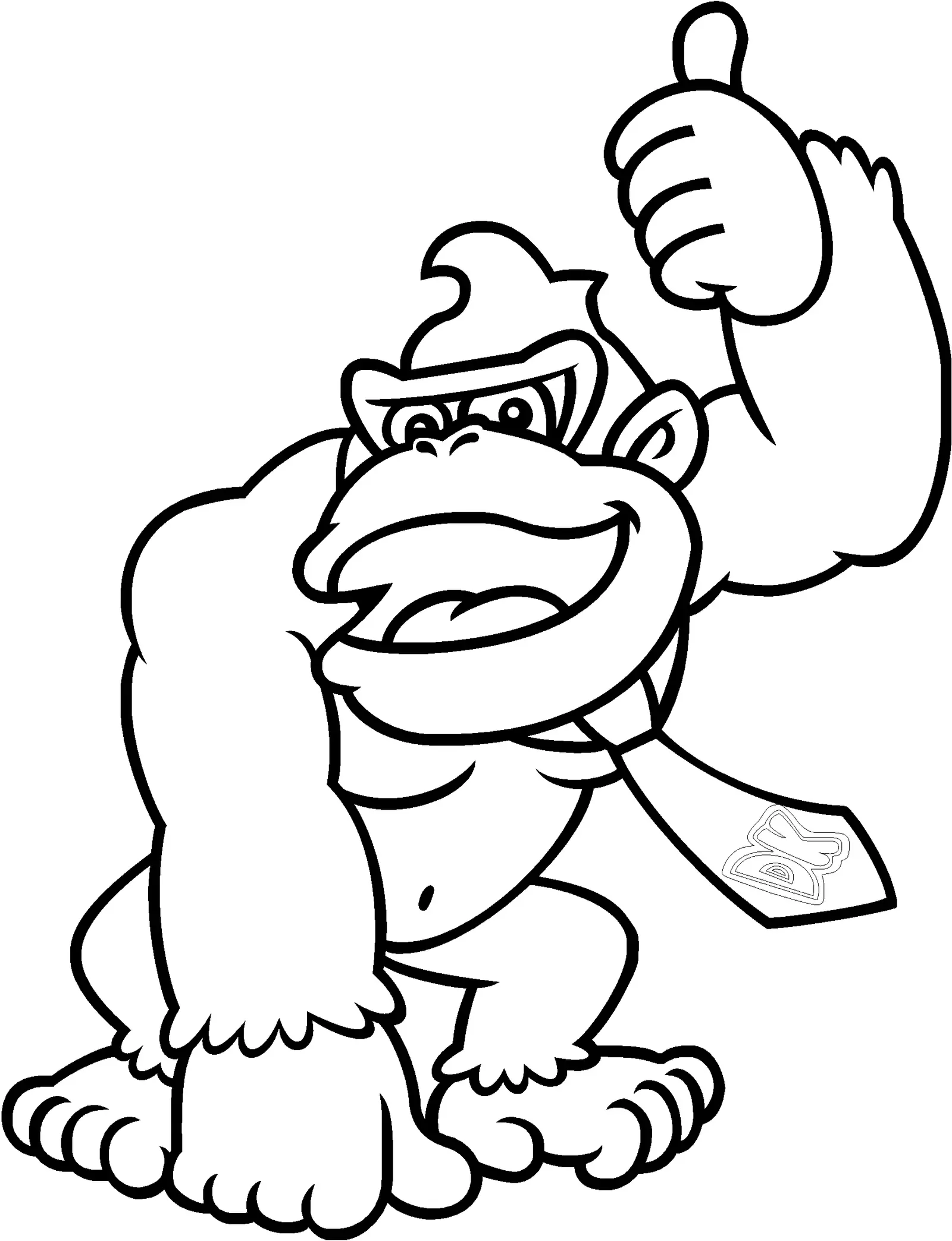 Donkey Kong Ausmalbilder 4