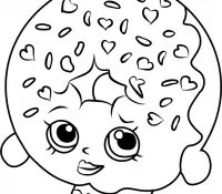 Donut Coloring Pages 11