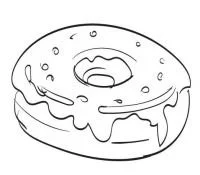 Donut Coloring Pages 13