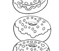 Donut Coloring Pages 24