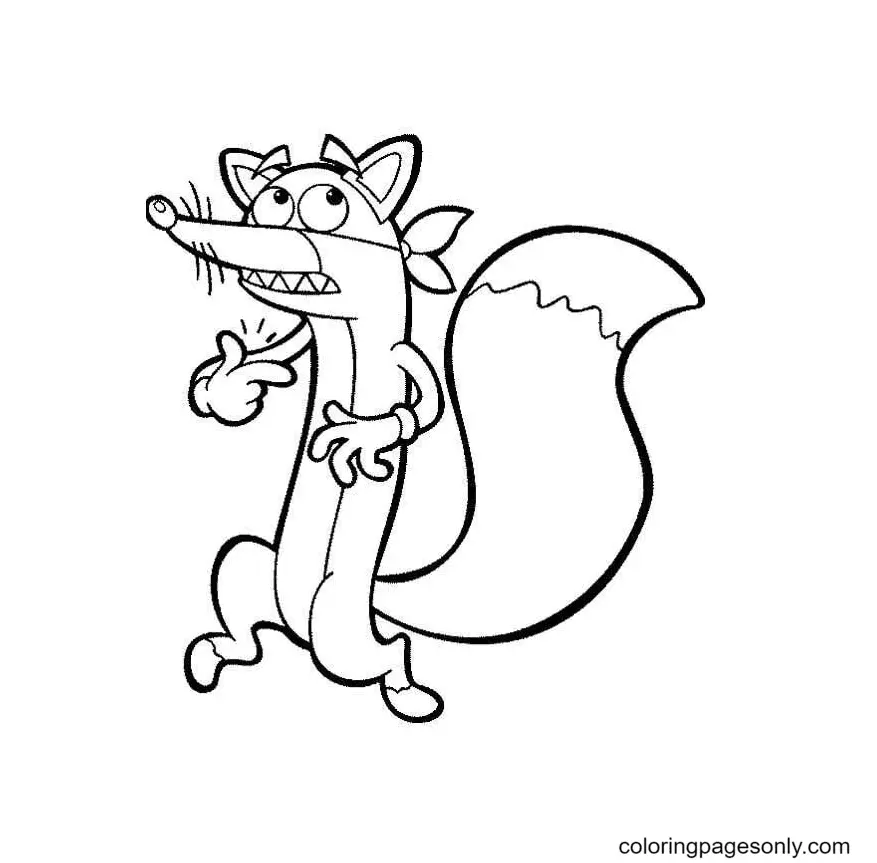 Dora The Explorer Coloring Pages 4