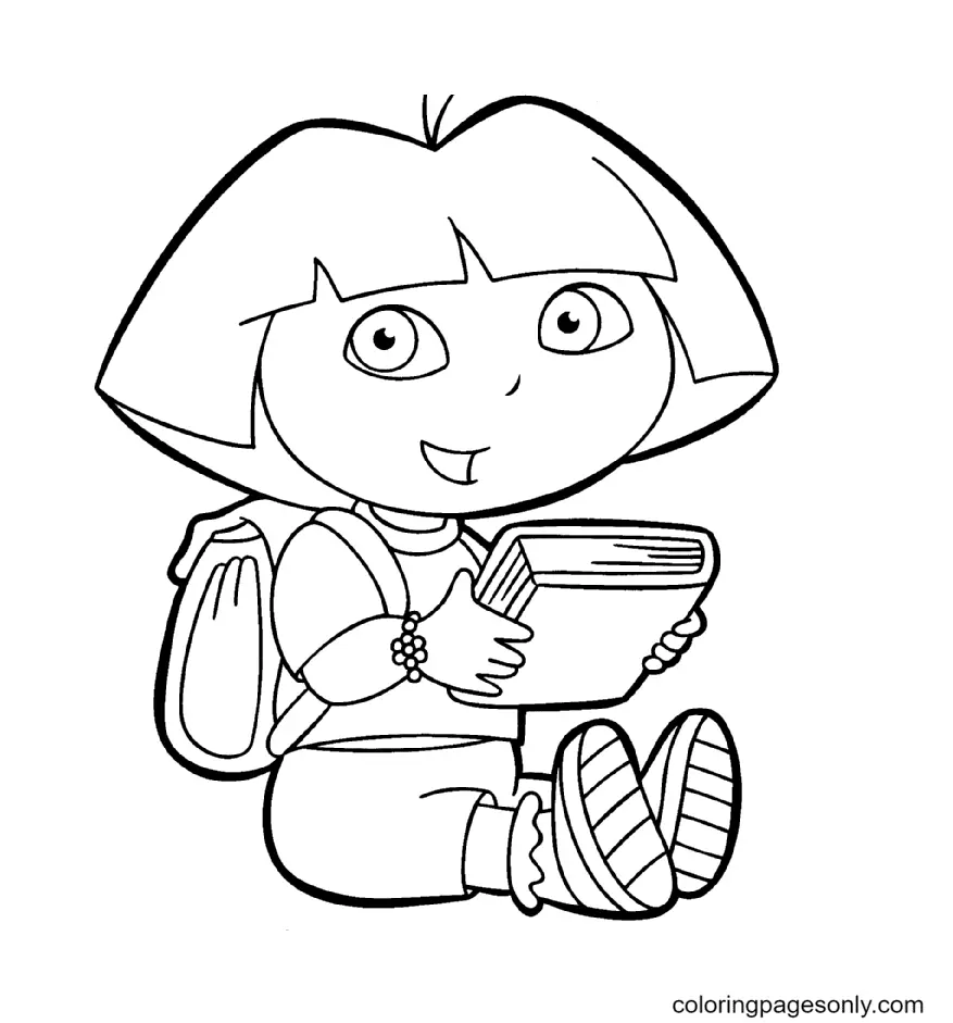 Dora The Explorer Coloring Pages 7
