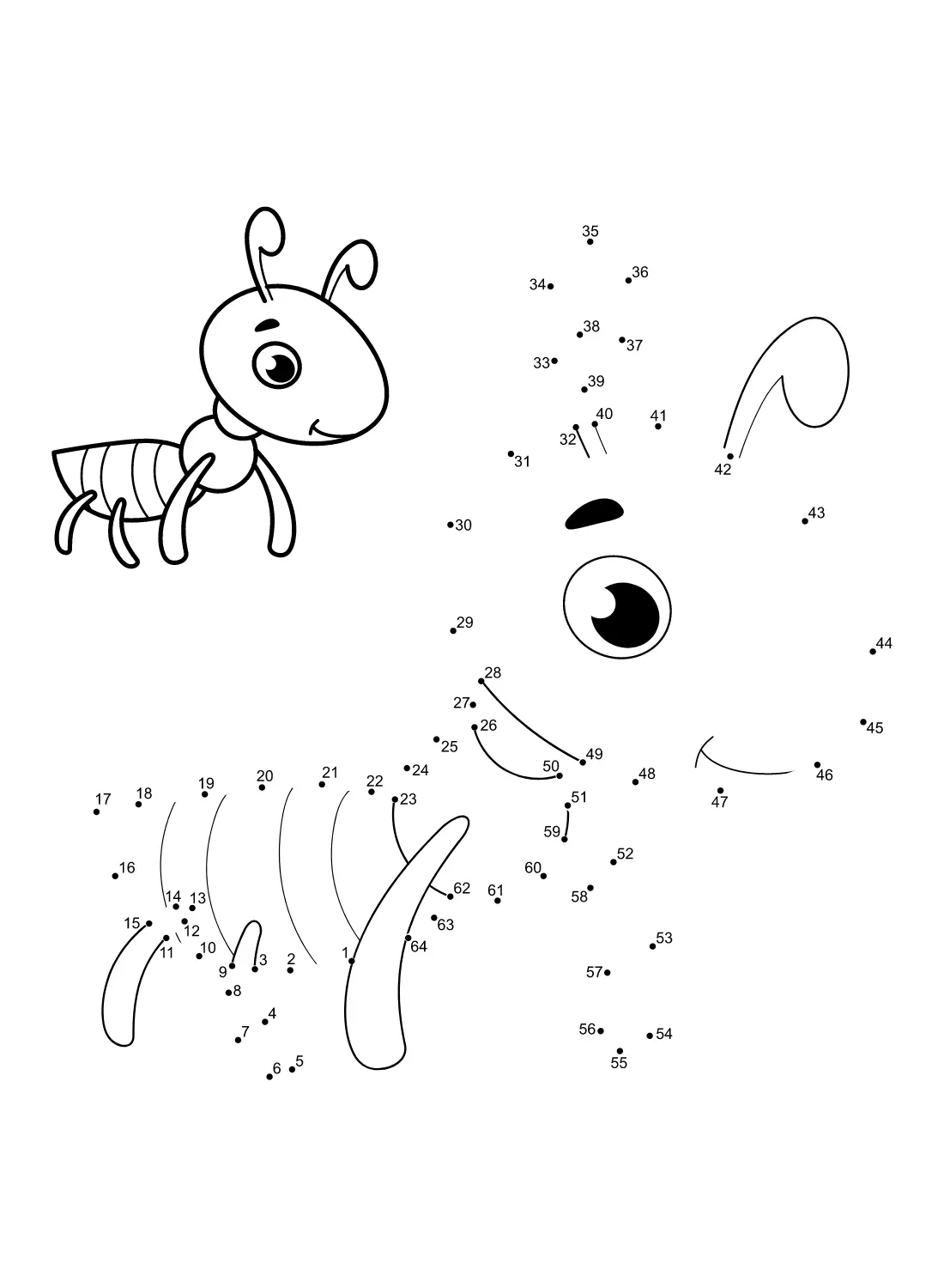 Desenhos de Ponto A Ponto Para Colorir 11