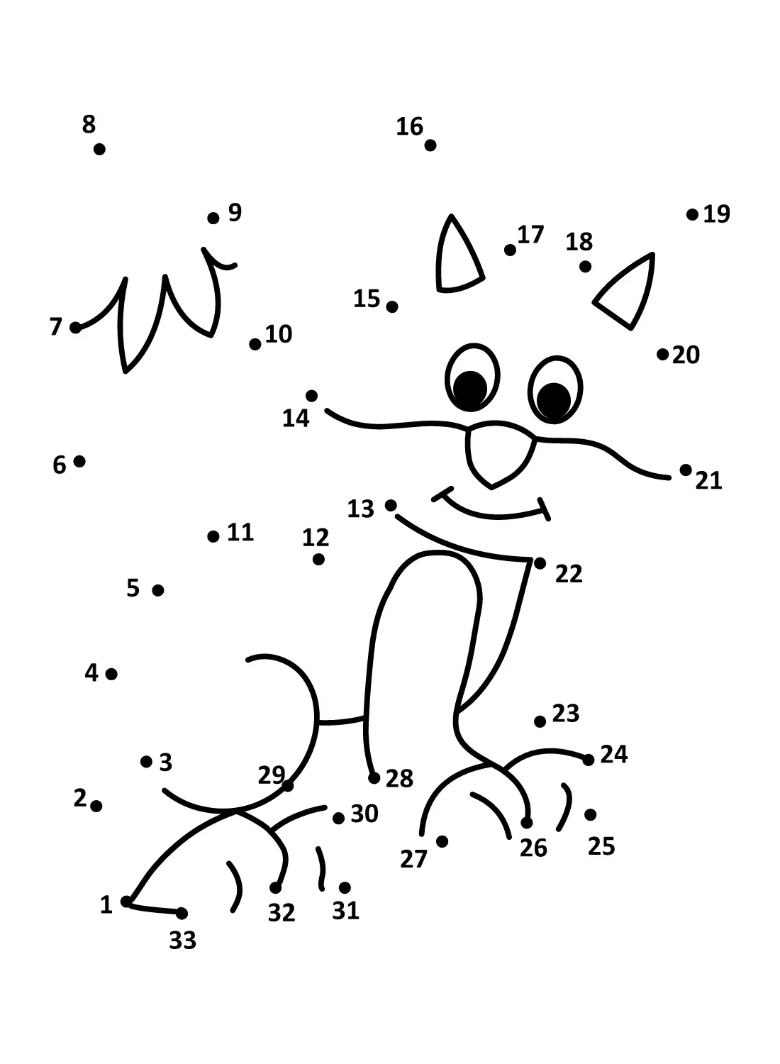 Desenhos de Ponto A Ponto Para Colorir 18