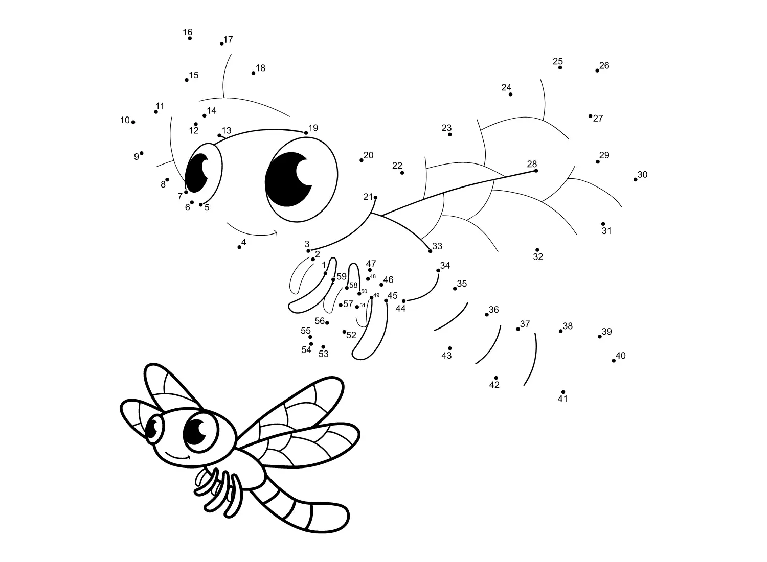 Desenhos de Ponto A Ponto Para Colorir 2