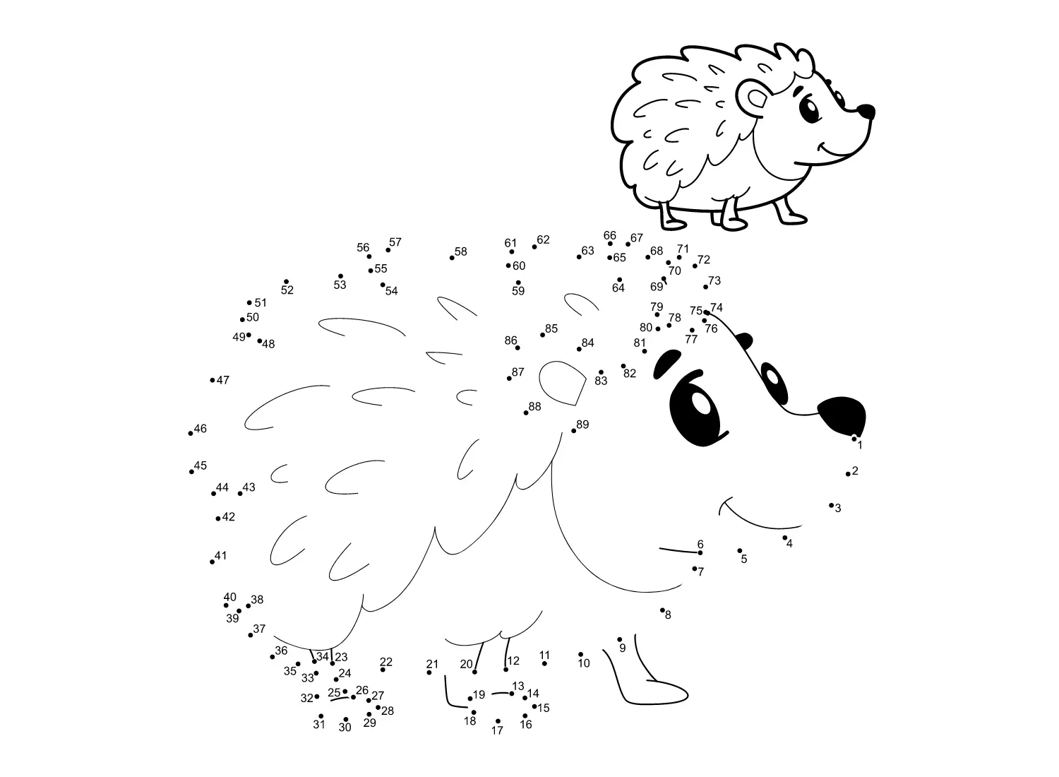 Desenhos de Ponto A Ponto Para Colorir 24