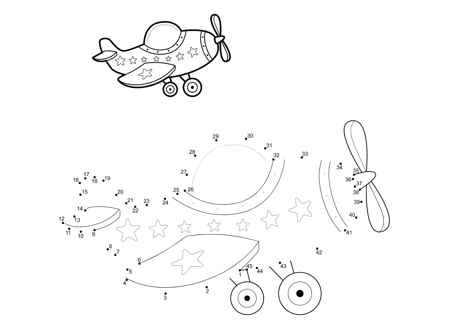 Desenhos de Ponto A Ponto Para Colorir 27
