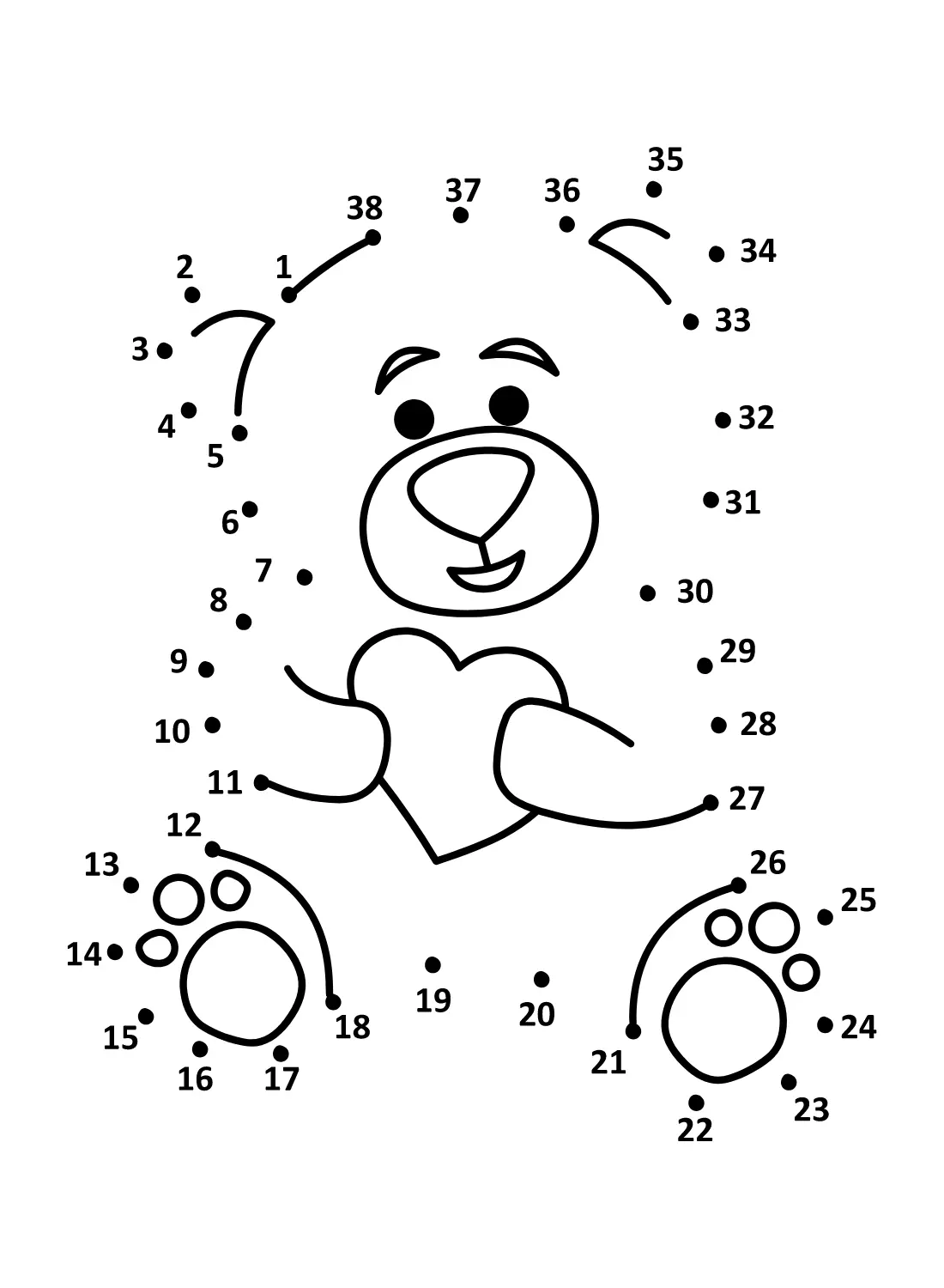 Desenhos de Ponto A Ponto Para Colorir 3