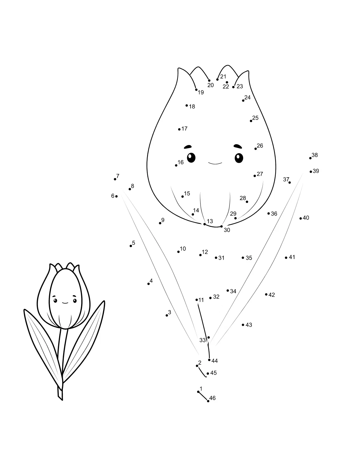 Desenhos de Ponto A Ponto Para Colorir