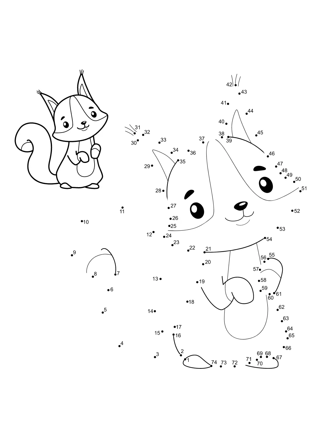 Desenhos de Ponto A Ponto Para Colorir 9