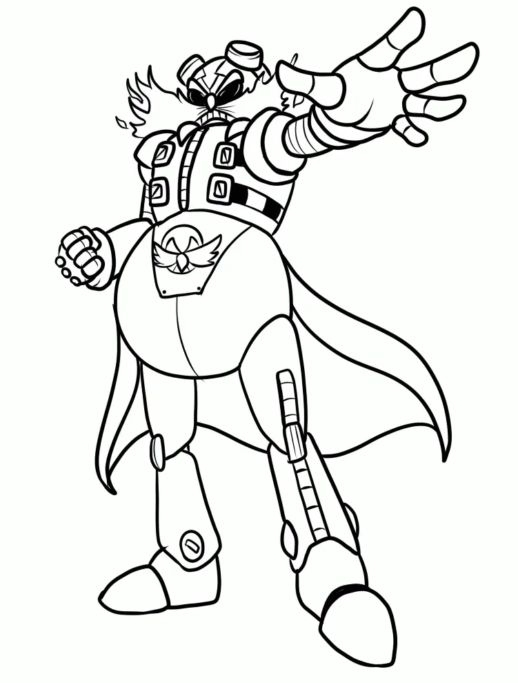 Del Dr Eggman Para Colorear 11