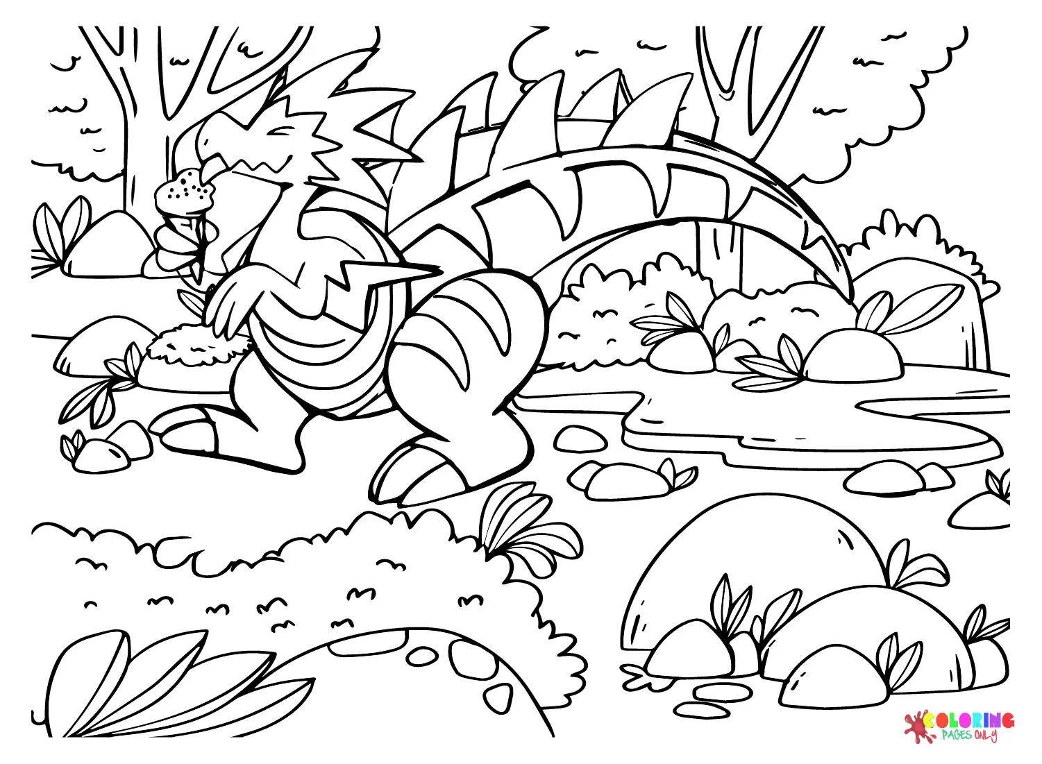 Dracozolt Coloring Pages 1
