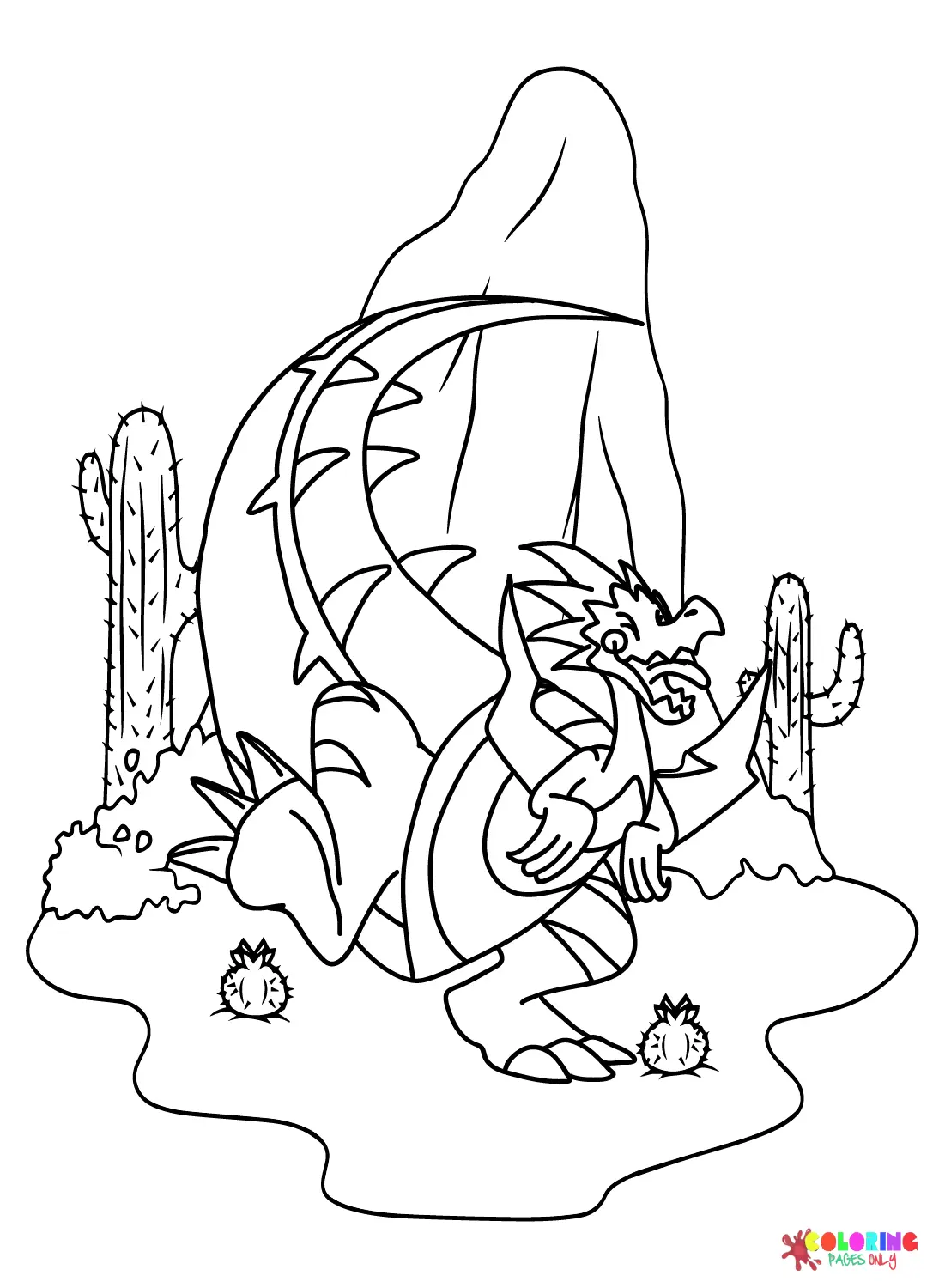 Dracozolt Coloring Pages 11