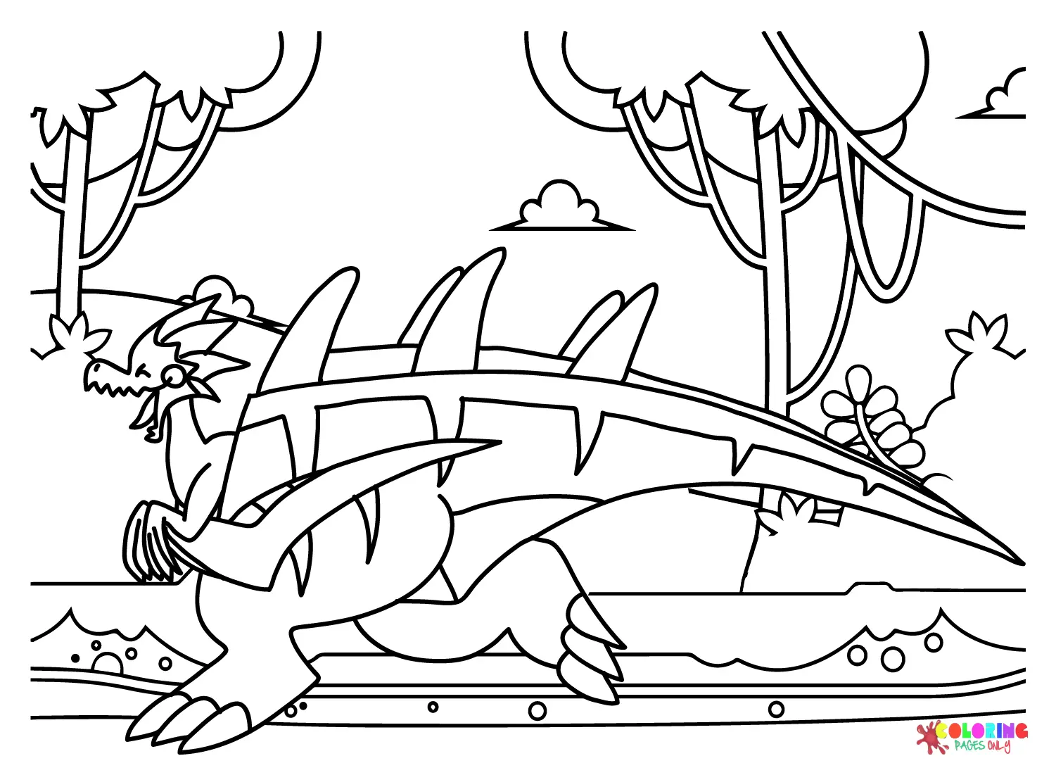 Dracozolt Coloring Pages 13