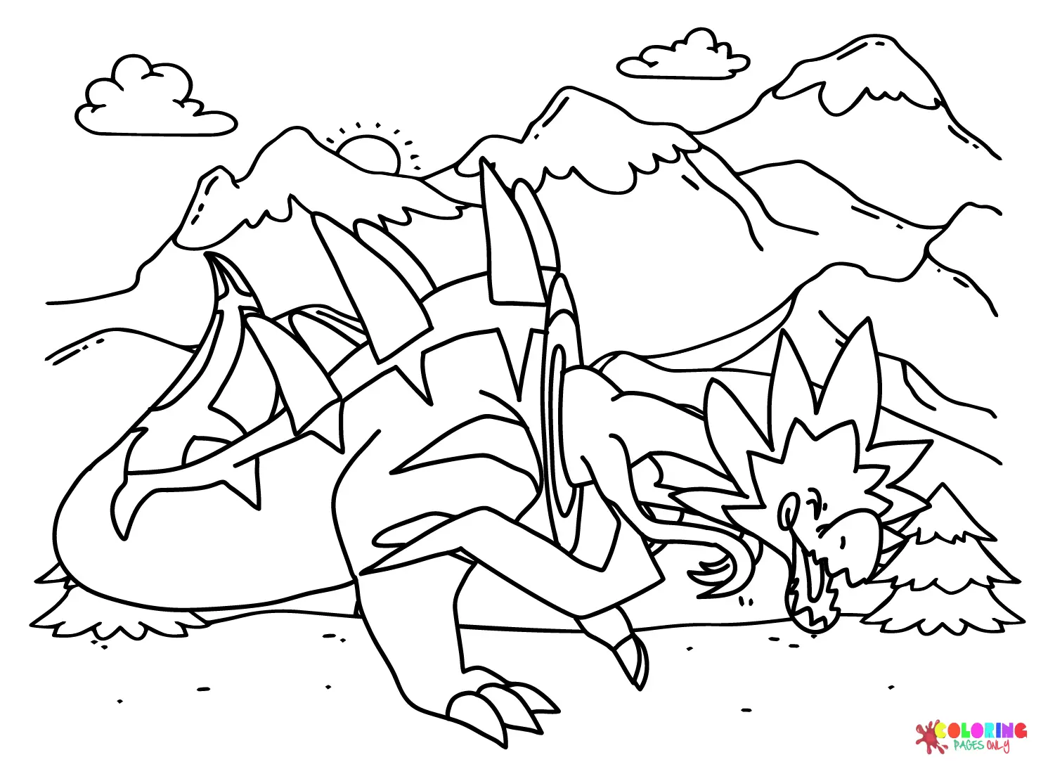 Dracozolt Coloring Pages 20
