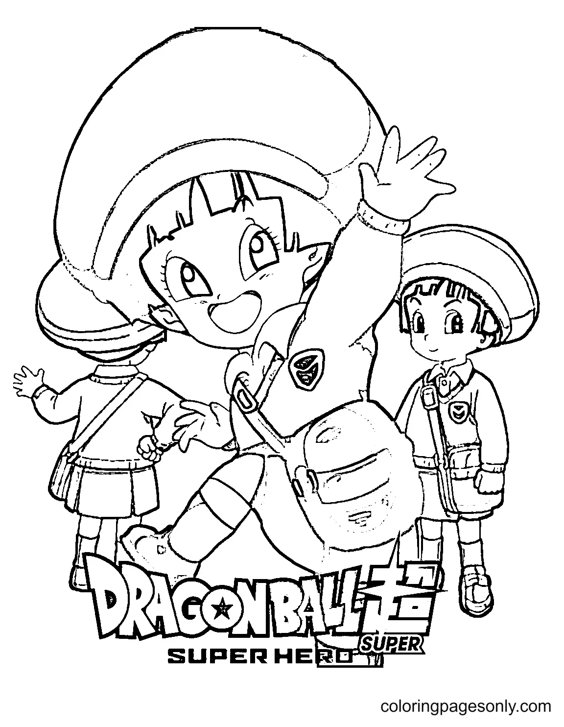 Dragon Ball Super Super Hero Ausmalbilder 14