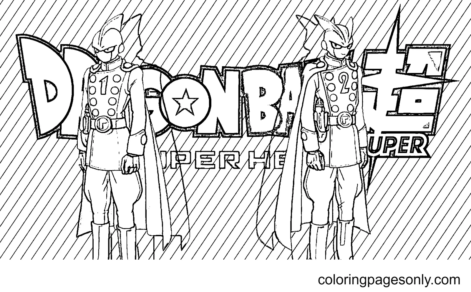 Dragon Ball Super Super Hero Ausmalbilder 16