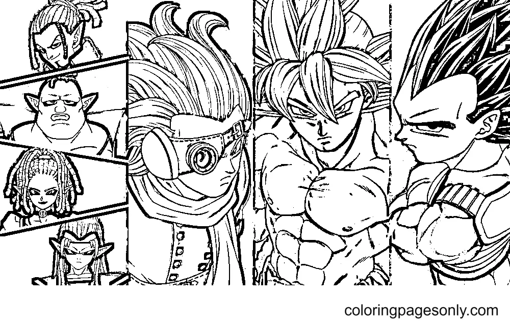 Dragon Ball Super Super Hero Ausmalbilder 4