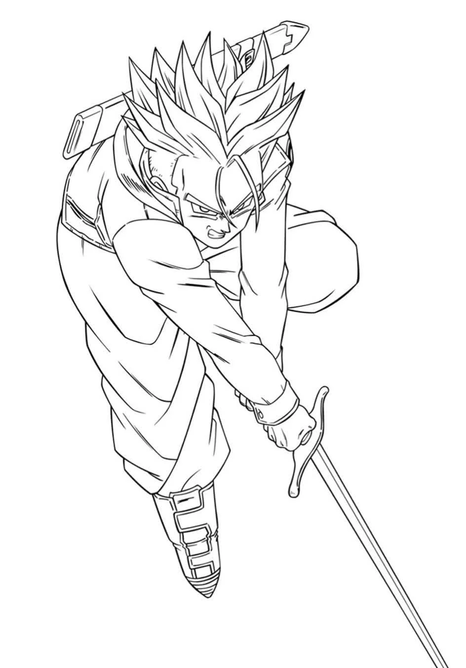 Dragon Ball Z Coloring Pages 13