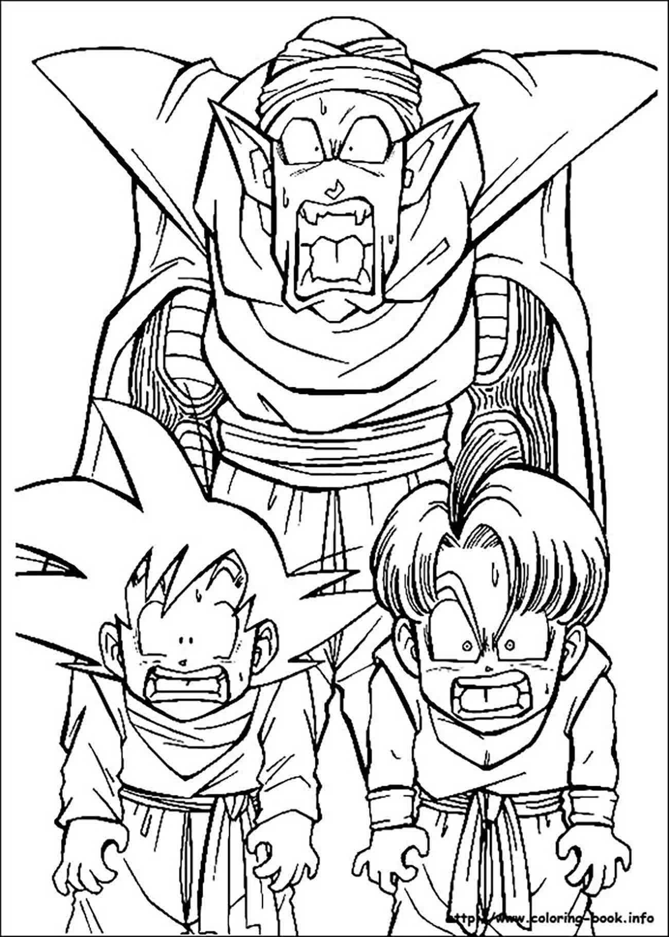 Dragon Ball Z Coloring Pages 35