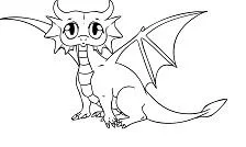 Dragon Coloring Pages 10