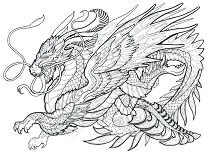 Dragon Coloring Pages 33