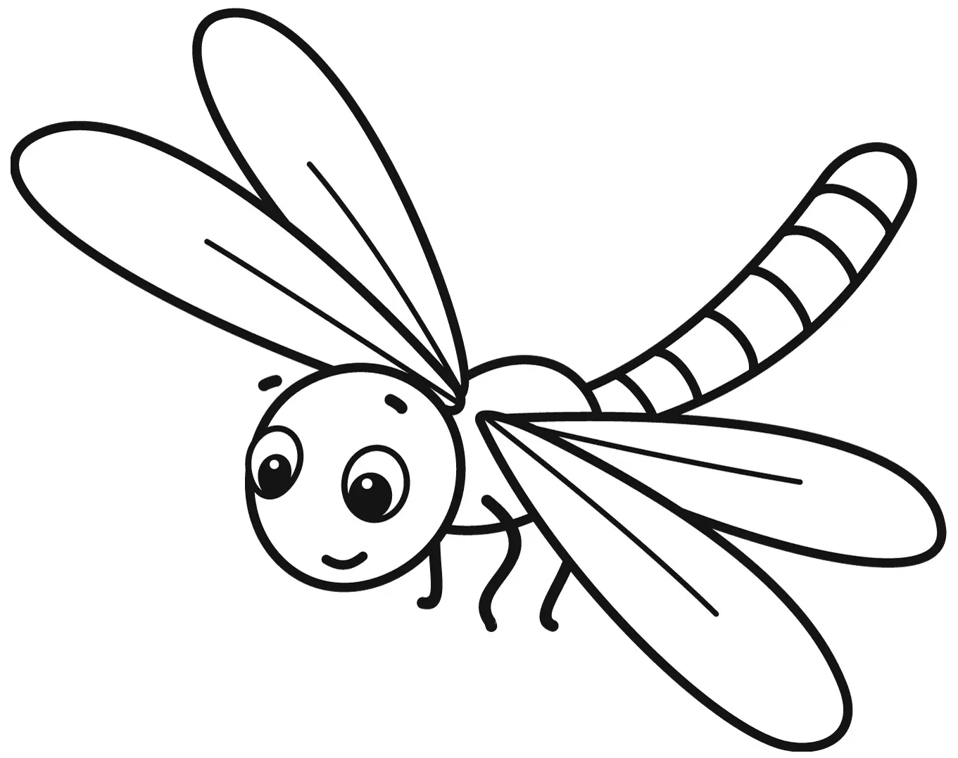 Libellen Ausmalbilder 1