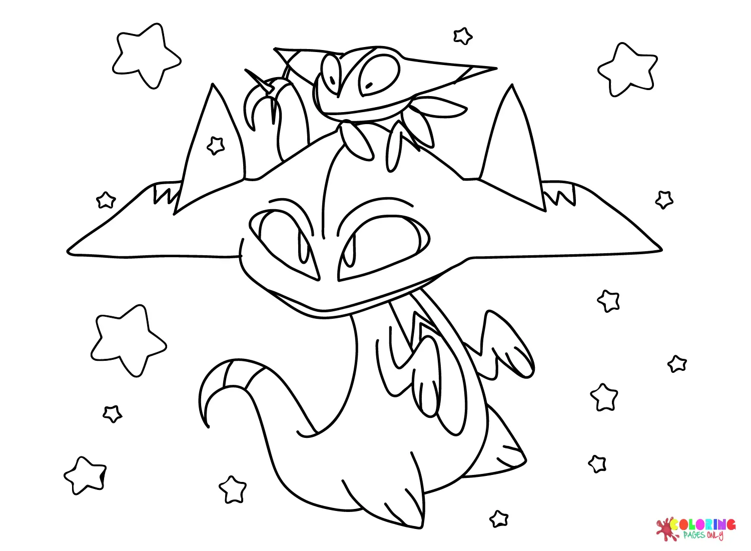 Drakloak Coloring Pages 1