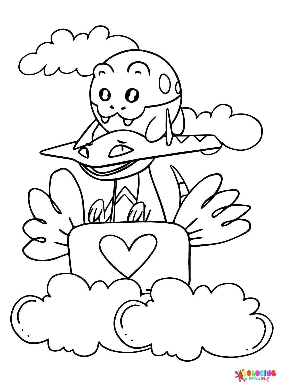 Drakloak Coloring Pages 10