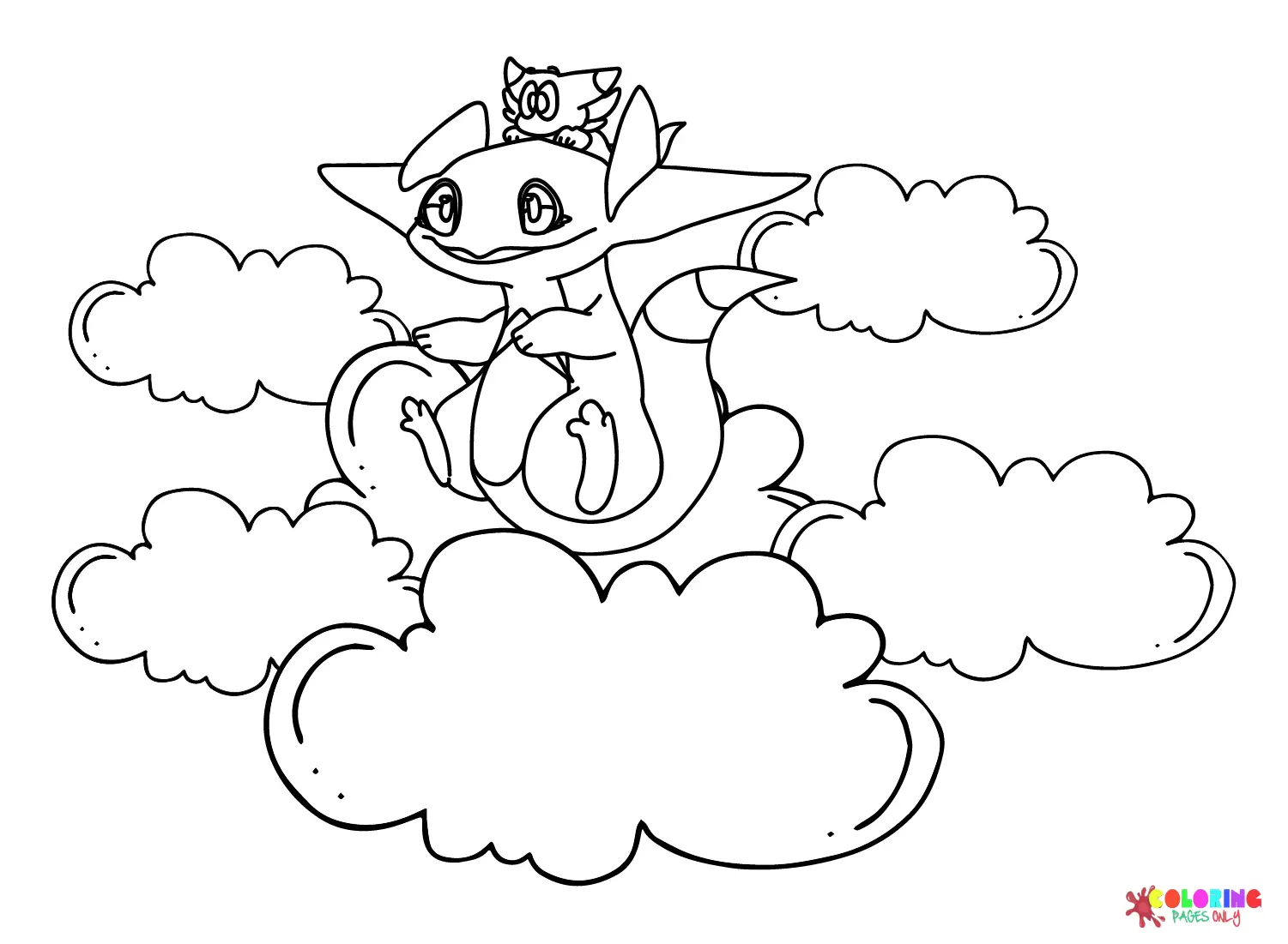 Drakloak Coloring Pages 13