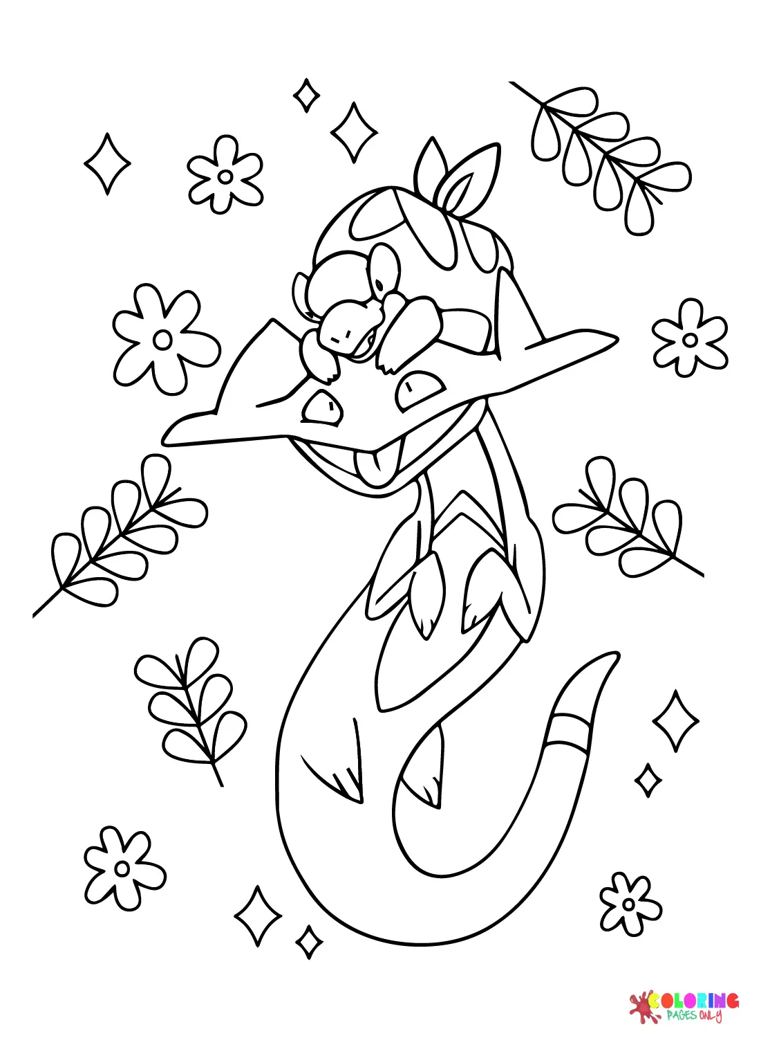 Drakloak Coloring Pages 6