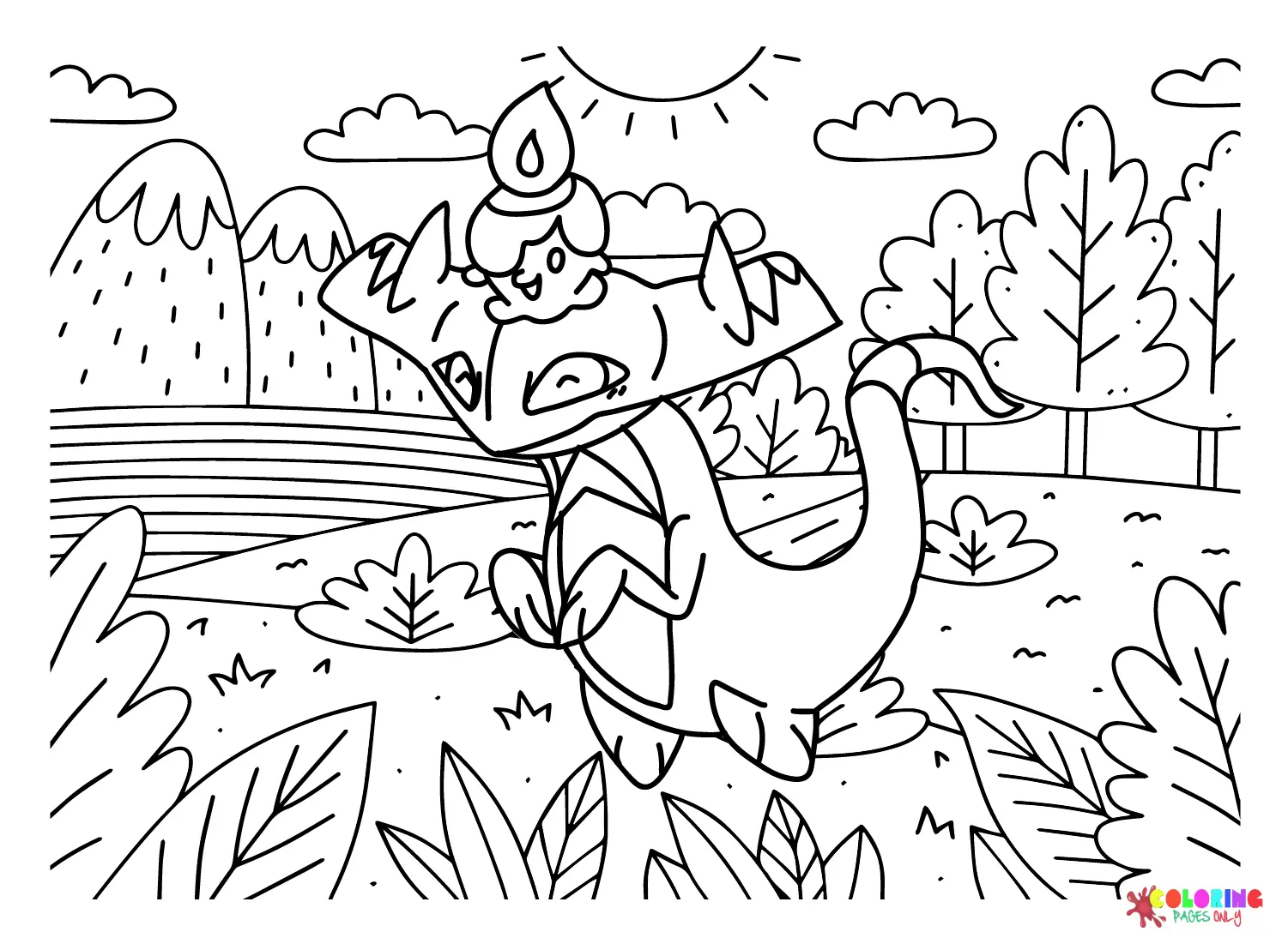 Drakloak Coloring Pages 9