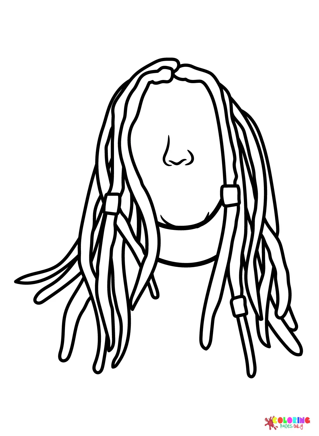 Dreadlocks Para Colorear 19