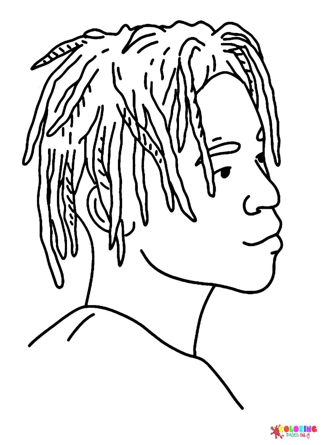 Dreadlocks Para Colorear 3