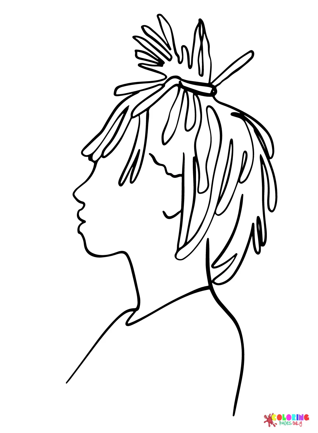 Dreadlocks Para Colorear 8
