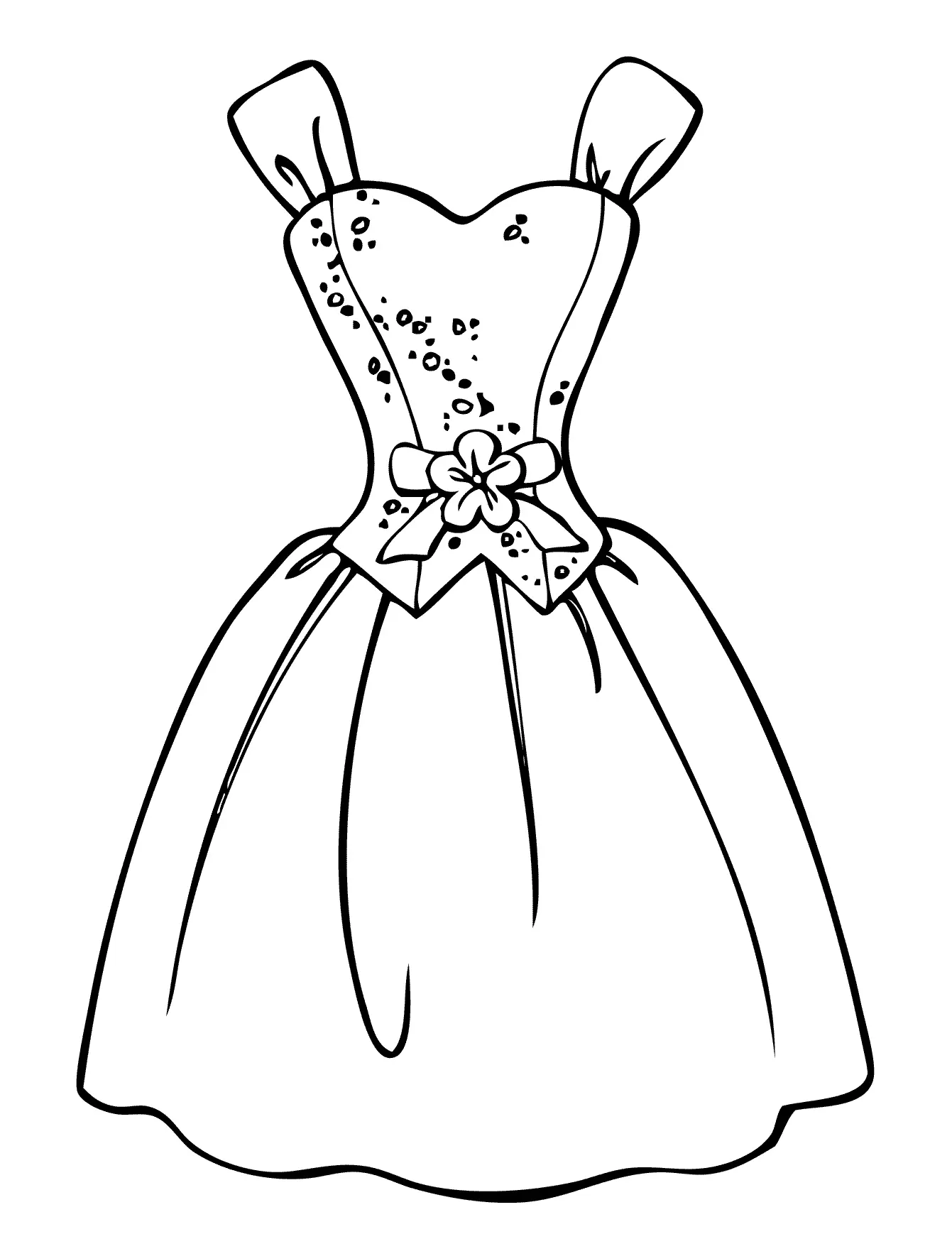 Dress Coloring Pages 40