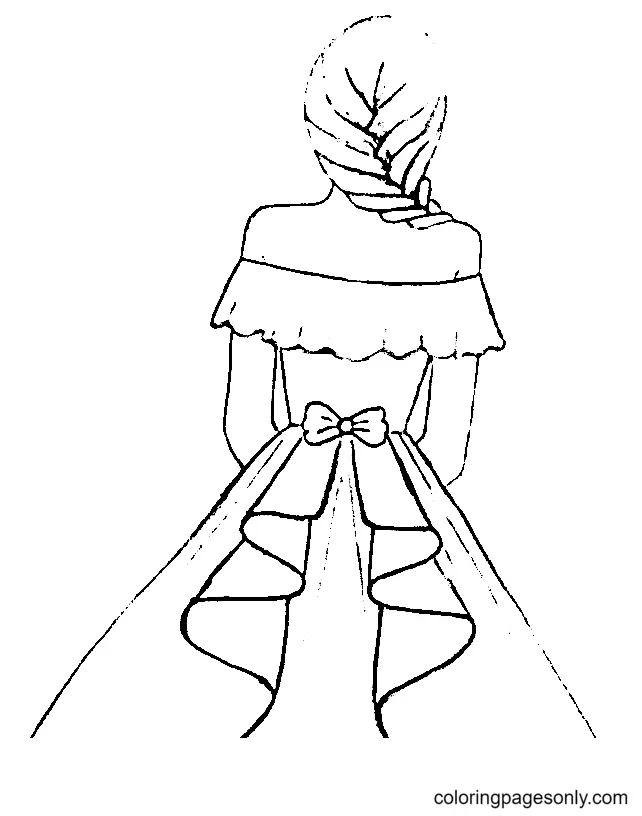 Dress Coloring Pages 41