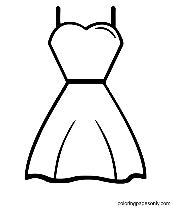 Dress Coloring Pages 46